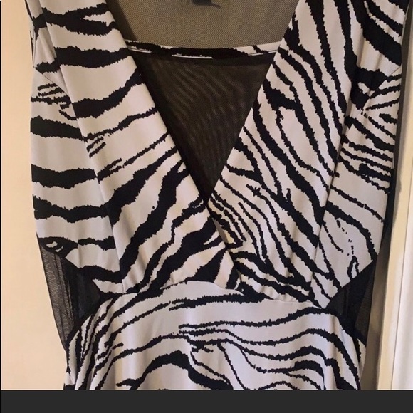 🔆SOLD🔆 Zebra print fitted dress - Picture 3 of 3